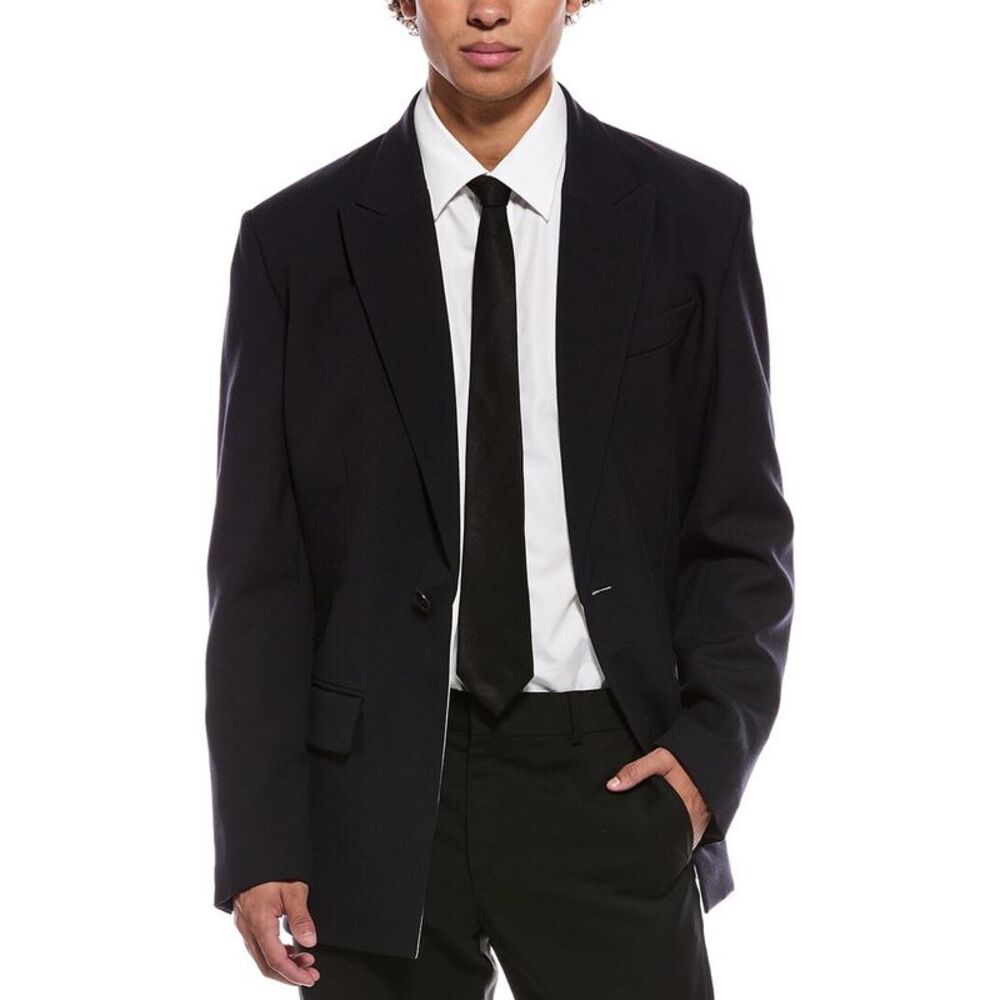 Valentino Mens  Wool Blazer, Blue